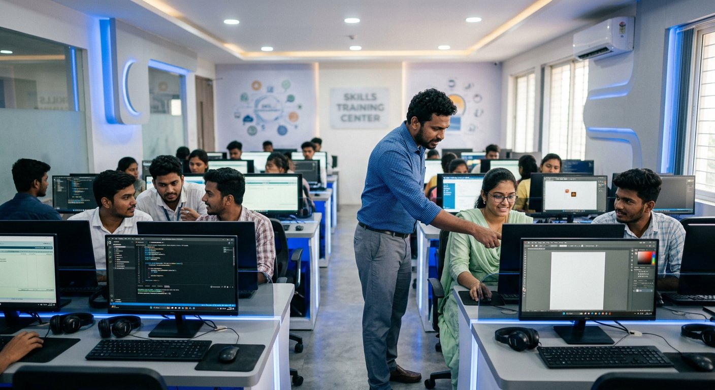 Computer training lab